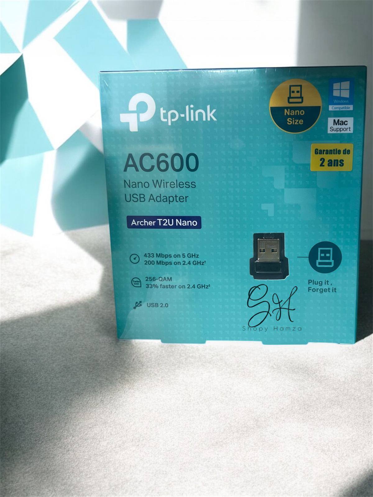 TPLink Archer T2U Nano - Adaptateur Wi-Fi USB AC600